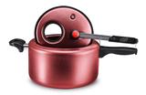 Panela de pressao com visor 7l cereja - Mta