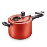 Panela De Pressão Cor Vermelha Com Visor 4,5Litros MTA - 602
