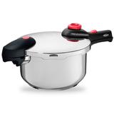 Panela De Pressão Inox 6 Litros 4930-102 Brinox