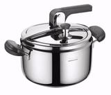 Panela De Pressão Inox 7 Litros Italiana Fundo Triplo Indução Barazzoni