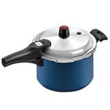 Panela de Pressão Panelux 4,5 litros Fechamento Externo Antiaderente azul - Panelux