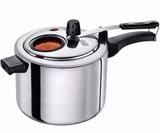 Panela de Pressão Polida FI 4,5 Litros Visor 6014 Mta