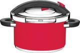 Panela de Pressão Presto Vermelha 24cm 6,00L Design Collection 62518/246 Tramontina