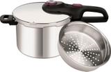 Panela De Pressão Rochedo C/ Cesta De Vapor Inox 6 Litros