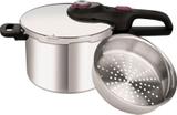 Panela de Pressão Rochedo com Cesta de vapor Inox 6 Litros