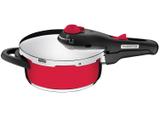 Panela de Pressão Tramontina Solar - Inox 3L Vermelho