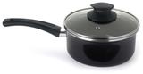 Panela Esmaltada Preta Vivace 18 cm 1,8 litros Forma