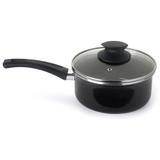 Panela Esmaltada Preta Vivace 18 cm 1,8 litros Forma
