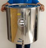 Panela inox 201 - 160 litros + válvula - Primo cervejeiro