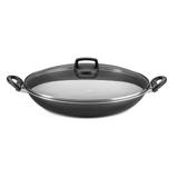 Panela paellera antiaderente mta 36cm com tampa