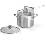 Panela Pasta Barazzoni Cozi Vapor Inox Duo 9,5L 3 Peças - 29251