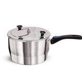 Panela Pipoqueira De Manivela Aluminio 3 Litros Facil Lavar Remaza