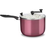 Panela Pipoqueira Supra com Tampa de Vidro 4,8 Litros MTA - Cereja