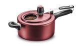 Panela Pressão 3l Com Visor De Vidro Na Tampa Cereja Mta