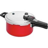 Panela pressão 4,5 l eterna vermelha - nigro