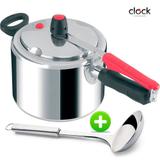 Panela Pressão 4,5 Litro Original Polida Clock Concha em Aço Inox