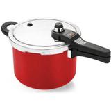 Panela pressão 6,0 l eterna vermelha - nigro