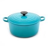 Panela Redonda 24 cm Azul Caribe Le Creuset