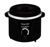 Panela Termocera para depilação Standard 700g - Bivolt Preta Sem Refil - Mega bell