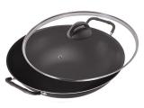 Panela Wok 32 cm Com Tampa de Vidro - Fortaleza
