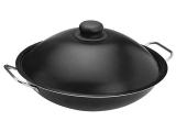 Panela Wok Alumínio Fortaleza Antiaderente 3,72L - com Tampa Fortaleza Black Super