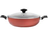 Panela Wok Antiaderente Alumínio com Tampa - Masala 7121/163 28cm