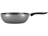 Panela Wok Antiaderente Alumínio Salsa 7017/372 - Prata 24cm
