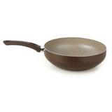 Panela Wok Antiaderente com Cabo 28cm Chocolat Multiflon