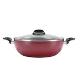 Panela Wok Antiaderente Garlic 28 Cm Vermelho 7001195 Brinox