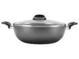 Panela Wok Brinox Antiaderente 4,1L 28cm com Tampa - Garlic 7000/195