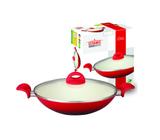 Panela Wok Ceramic com Alça 2,55 cm 32 cm Class