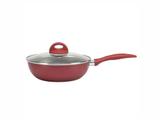 Panela Wok com Tampa Brinox Malagueta Cereja - 24cm