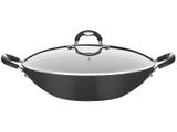 Panela Wok Tramontina com Tampa Antiaderente - 36cm 6,1L Mônaco