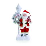 Papai noel em pe com violino, som e movimento: 1516103 Alt. 44,00 x Larg. 20,00 PT C/1 UN - Cor: vermelha - Cromus