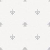 Papel de Parede Bobinex Coleção Renascer Flor de Lis Cinza 6229 - Lymdecor
