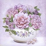 Papel Decoupage Arte Francesa Açucareiro com Flores AFQ-340 - Litoarte