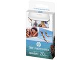 Papel Fotográfico 5x7,6cm HP Zink - Autocolante Para Sprocket 100 Colorido 20 Folhas