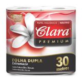 Papel Higiênico Folha Dupla Neutro Fardo 64 Rolos 30m - Claramax