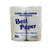 Papel Higiênico Rolão Institucional Best Paper 300 M Folha Simples c/ 8 Unidades