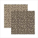 Papel Scrapbook Classic Floral Preto KFSB309 - Toke e Crie by Ivana Madi