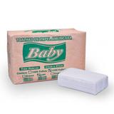 Papel toalha Interfolha Luxo 3 dobras - 23cm x 27cm - com 1250 folhas - Baby