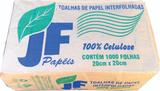 Papel Toalha Interfolha Para Mãos (1.000 Folhas) 100% Celulose - Jf