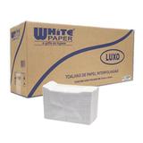 Papel Toalha Interfolhado 2D FS Luxo 4800 Fls WHITE PAPER - Cx c/ 4800 folhas