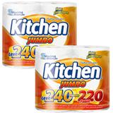 Papel toalha kitchen jumbo leve 480 pague 440 folhas - Softys