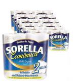 Papel Toalha Sorella Branco 19 cm x 22 cm - Fardo c/ 24 Rolos