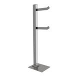 Papeleira de Chão em Inox Premium PR4072 Ducon Metais Cromado