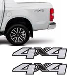 Par Adesivos 4x4 S10 Ltz High Country Blazer 13/19 Escovado - Sportinox