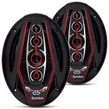 Par Alto Falante Bomber 6x9 Bicho Papão 350w Rms Com Led