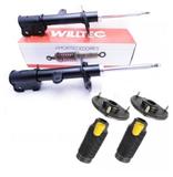 Par amortecedor dianteiro + kits hyundai santa fé 2010 2011 2012 2013 - Willtec