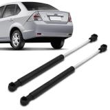 Par Amortecedor Tampa Traseira Porta Malas Fiesta Sedan 2005 a 2014 - Kit acessórios